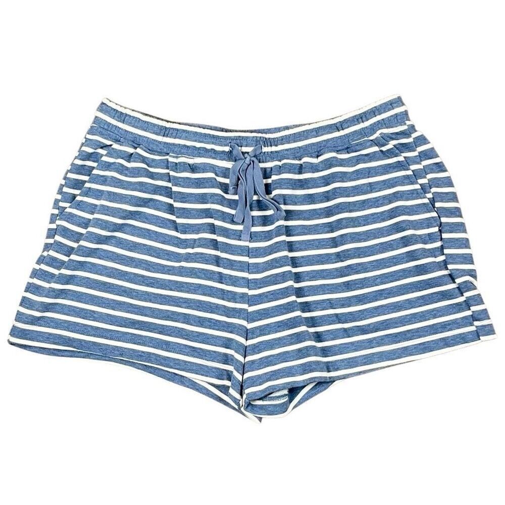 Banana Republic Blue White Striped Shorts Large
